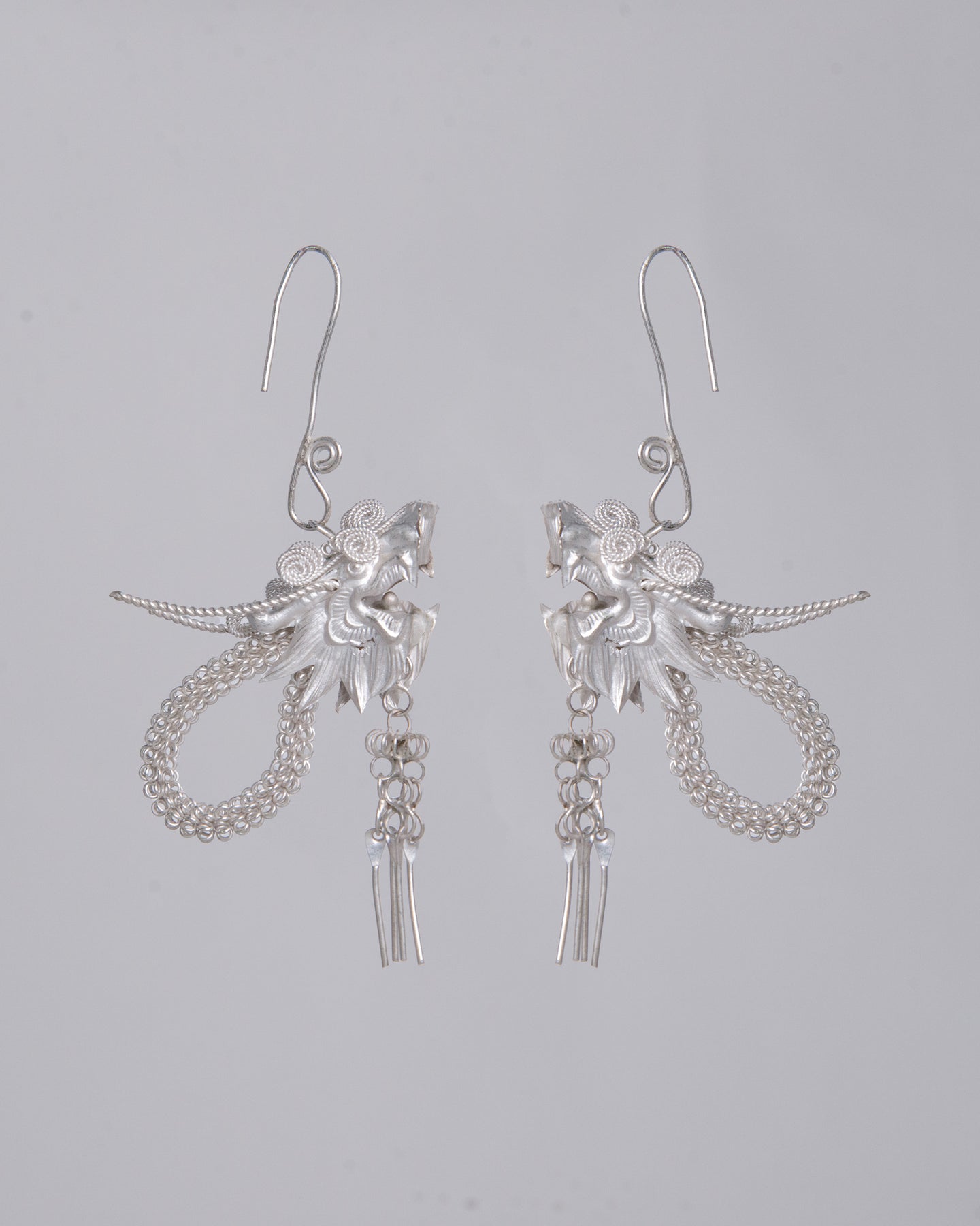 Silver filigree odisha handcrafted pure silver earring – GoCoop